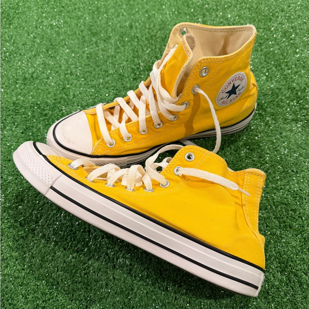 Converse Yellow High-Top Sneakers